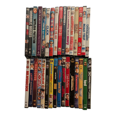 32 DVD Comedy Movie Lot - Cult Classics: Borat, 21 JumpStreet, Ted, The Hangover
