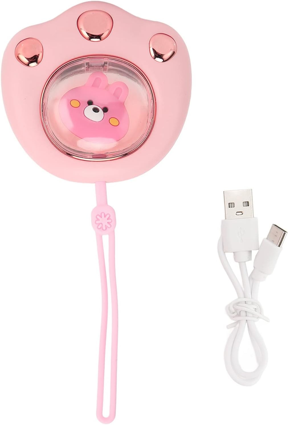 Electric Hand Warmer Cat Shape Portable Hand Heater with Built-in Ligh