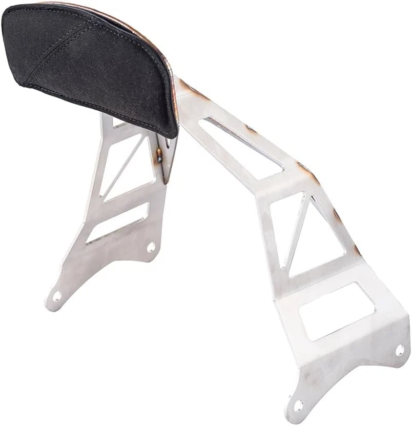 Respaldo barra Sissy de acero inoxidable estilo MX crudo para Harley Street Road King Foto 3 de 4