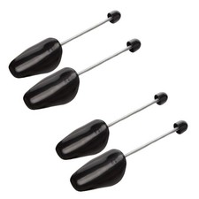 2 Pairs Plastic Shoe Tree Stretcher Shaper for Men Black