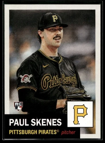 2024 Topps Living Set Paul Skenes ROOKIE CARD SP Pittsburgh Pirates #768 RC 🔥