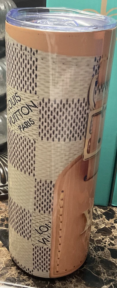 Tumbler with lid and straw