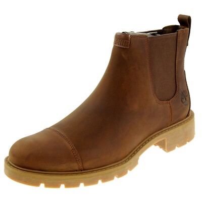 Timberland Elmhurst Herren Chelsea Boots Stiefelette TB 0A29N5F131 Braun 