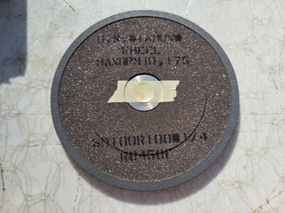 US Diamond Wheel D1A1R SD100 R100 B 1/4 D Abrasive Core  - 6x5/16x1-1/14 - NOP