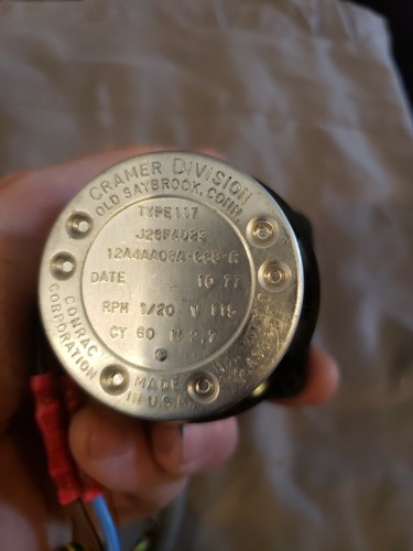 NEWCRAMER TYPE 117 ELAPSED TIME INDICATOR HOUR METER TO 1/10TH - Picture 2 of 3
