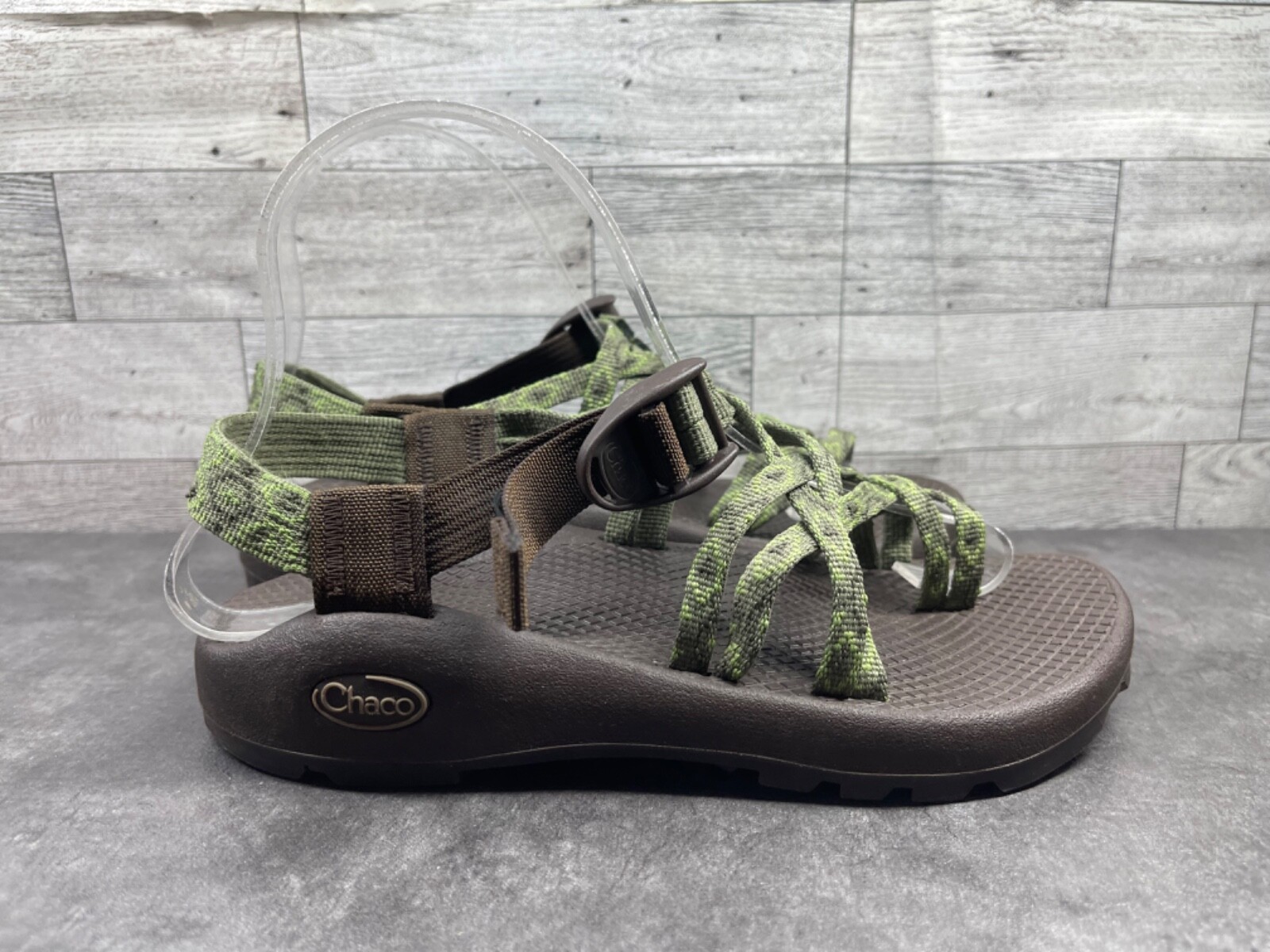 KEEN Sandali Chaco ZX 2 donna 6M crop circles scarpe verdi con cinturino escursionismo trail walkin