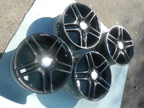 4x Mercedes AMG-Felgen W204 C-Klasse 7,5x17, 8,5x17, A2044012300, A2044012400 - Bild 15 von 15