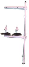 2 Spool Thread Stand Pipe Thru Top for Industrial Sewing Machines