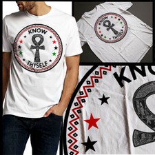 Egypt Ankh T-Shirt Egyptian Immortal Symbol Of Life Hieroglyphics Cotton Tee New