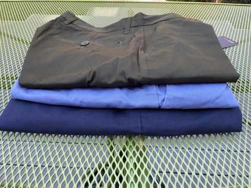 3 PANTALONCINI CHINO UOMO TAGLIA 31 POST MARC LL BEAN ONASSIS CASUAL PASSEGGIO ESCURSIONISMO BLU - Foto 22 di 23