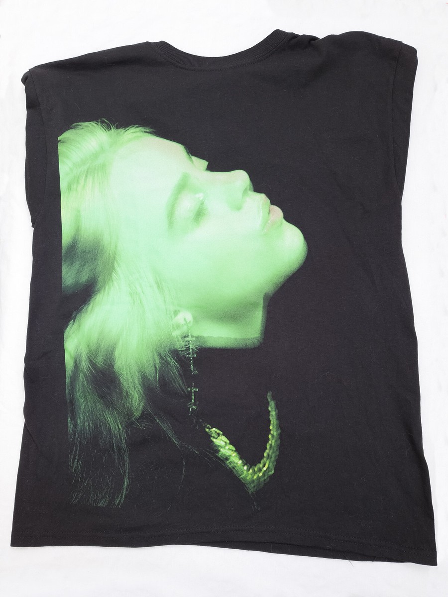 Billie Eilish Stay Home World Tour T-Shirt Medium 2020 Double