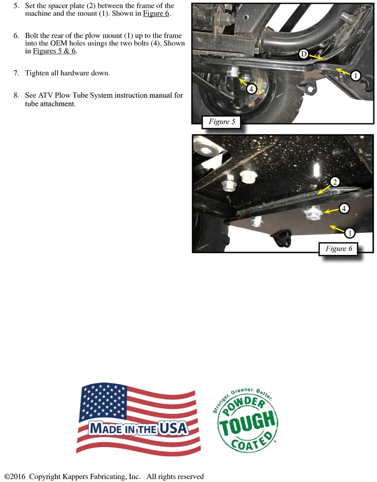 NEW HOLLAND RUSTLER 850 - All Years -  KFI UTV 60" Snow Plow Combo Kit Foto 3 de 4