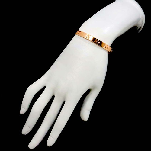 Cartier Love Bracelet Bangle 18K Pink Gold 750 Size18 90256625 - Picture 6 of 8