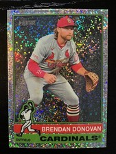 2025 Topps Heritage Mega Box Silver Sparkle #225 - Brendan Donovan - Cardinals