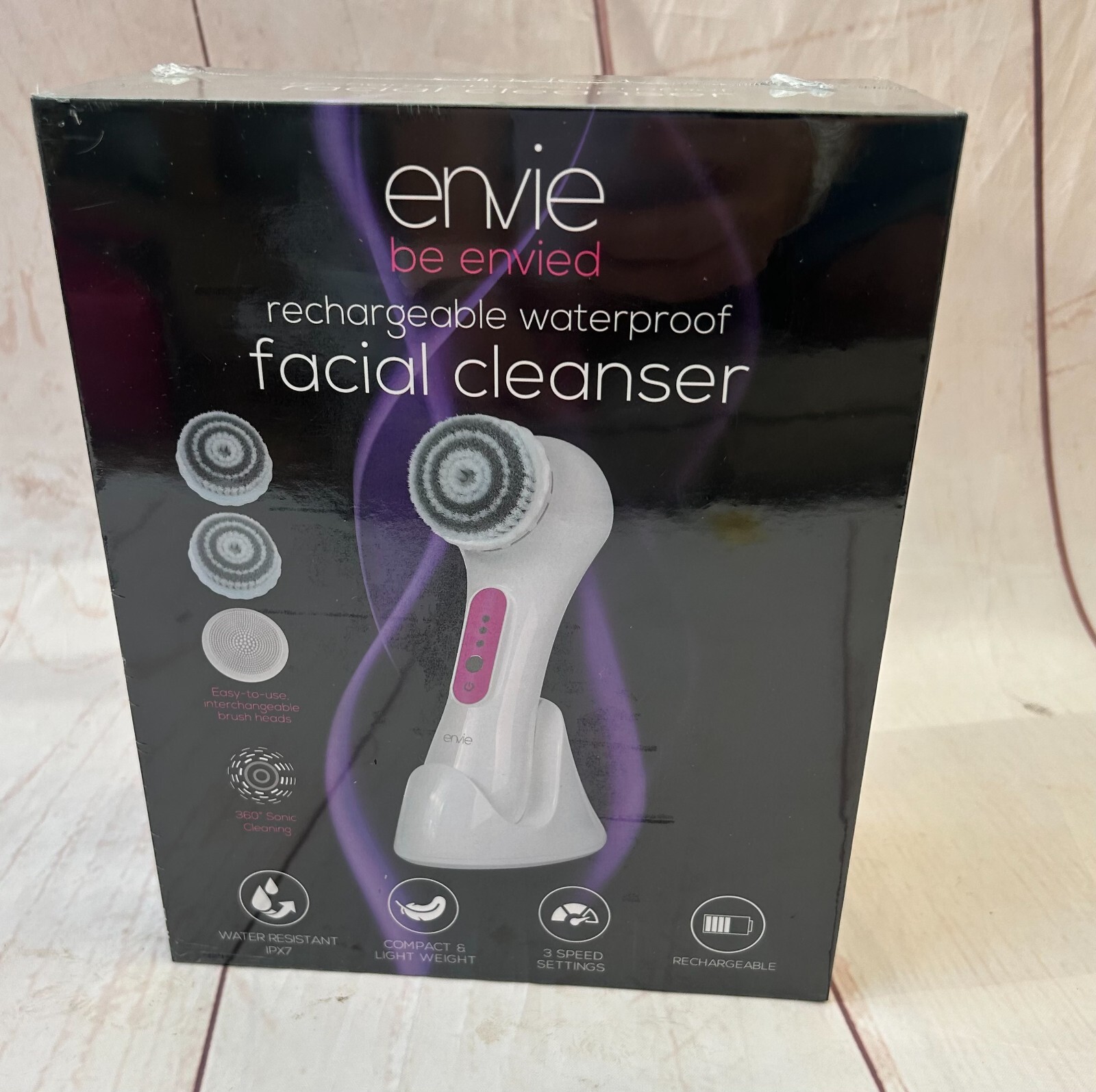 Envie to be envied rechargeable waterproof facial cleanser