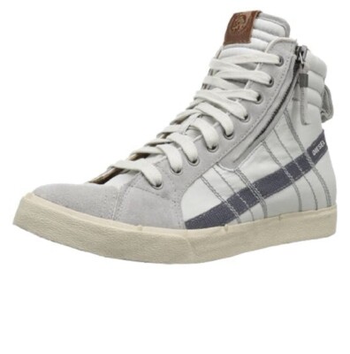Diesel D-STRING  High Top Leather Fashion Sneakers US8.5 UK7.5 EU41