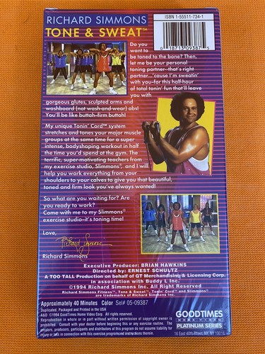 Richard Simmons Dance Your Pants Off and Tonin’ Downtown Sealed VHS Lot & More! - Picture 7 of 11