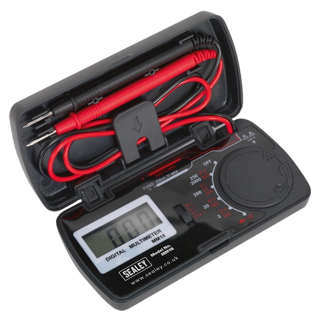 Sealey Pocket Multimeter Measures - AC and DC Voltage