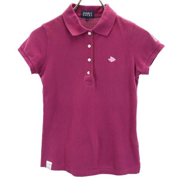 PEARLY GATES - ゆみゆみ PEARLY GATES made in Japan golf Short sleeve Polo shirt