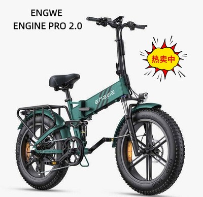 ENGWE Engine Pro 750W Electric Bike 52V 16Ah 20'' Fat Tire 28MPH Mountain Bicycle