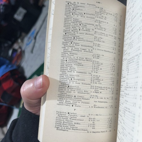 Cram’s Pocket Map & Hotel Guide of Pennsylvania 1906 With Railways - Picture 3 of 3