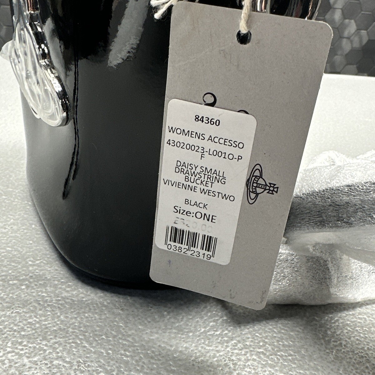VIVIENNE WESTWOOD DAISY DRAWSTRING BUCKET BAG BLACK | eBay
