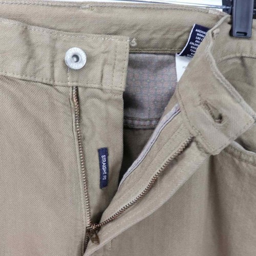 Cremieux klassische gerade Passform Herrenjeans taupe Baumwolle Denim Hose 32 x 32 neu - Bild 4 von 9