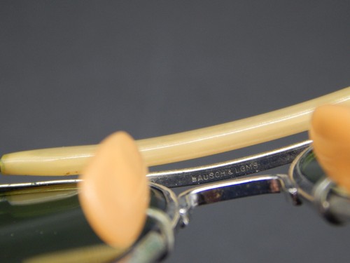 Pre Ray-Ban USA Vintage Aviator WWII Bausch & Lomb Army Navy Sunglasses - Picture 3 of 14
