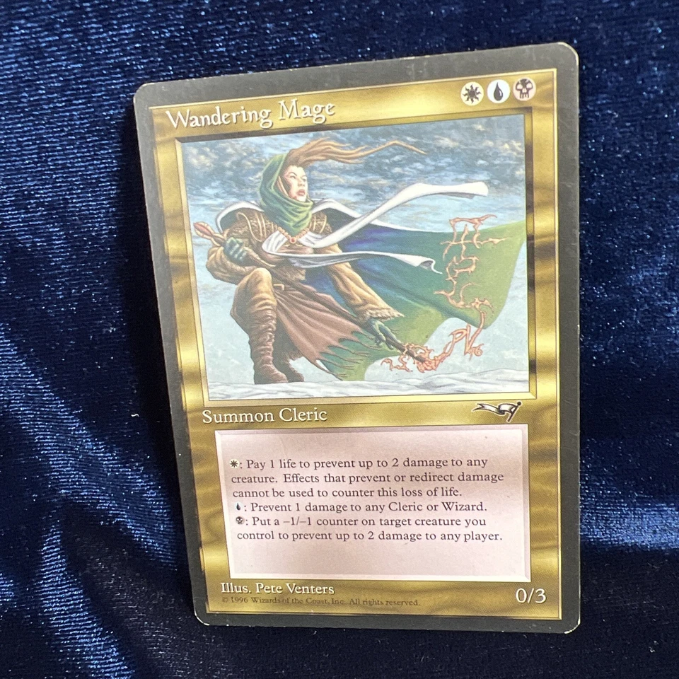 Wandering Mage Alliances Magic the Gathering MTG Card RESERVED LIST - Image 3 of 4