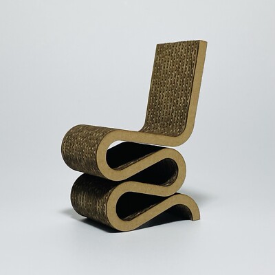 Frank Gehry Wiggle Chair 12th Scale Miniature Made By smoll.
