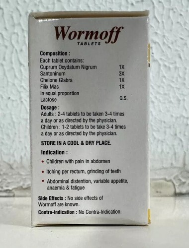 Homeopathy Permanent Treatment For Hookworm, Roundworm,Tapeworm Removal Tablets - Picture 4 of 5