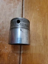 Snap On Vintage 1/2" Drive 1" 12Pt SAE Shallow Socket USA SW-320