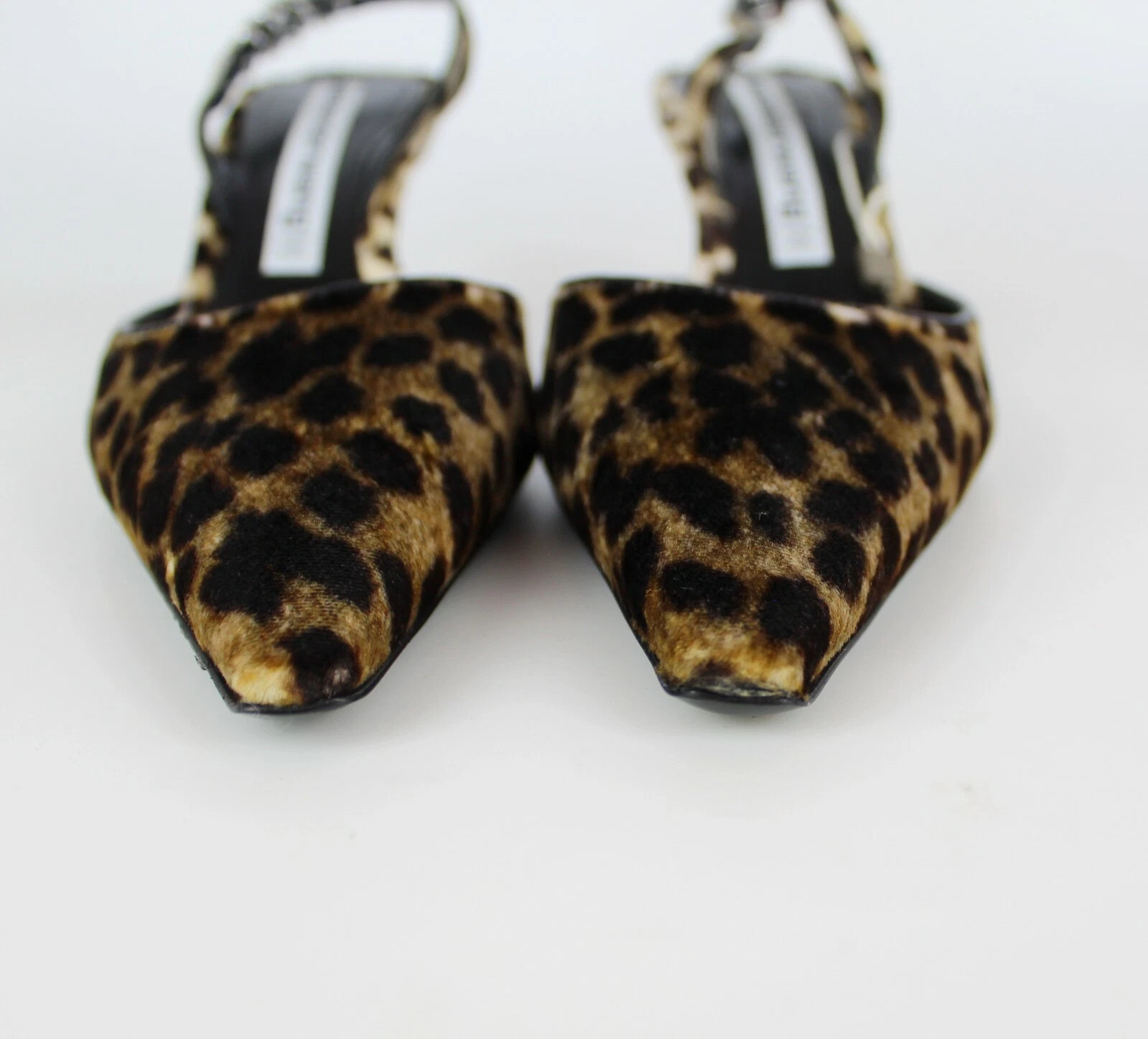 NUOVA pompa in velluto leopardato con logo Alexander Wang Grace impreziosita EU39 5 MSRP $ 850