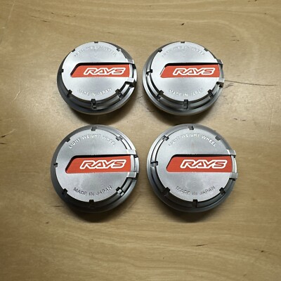 RAYS Gram Lights GL Center Cap Red/Silver- 57D 57DR 57CR 57 maximium Optimise(4)