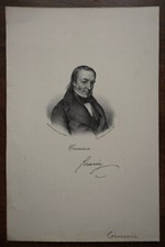 LAHAYE DE CORMENIN (1788-1868) PORTRAIT ENGRAVING 19th century, born in PARIS