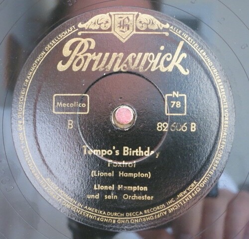 Lionel Hampton Und Sein Orchester 78 RPM / Hey Ba-Ba Re-Bop (113-0524-HS) - Bild 1 von 2