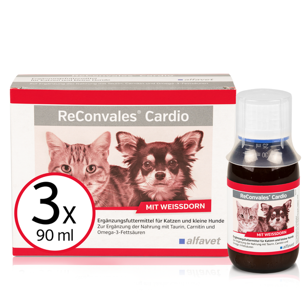 Reconvales Cardio 3X90 Ml Herz Katze & Kleiner Hund Alfavet-image