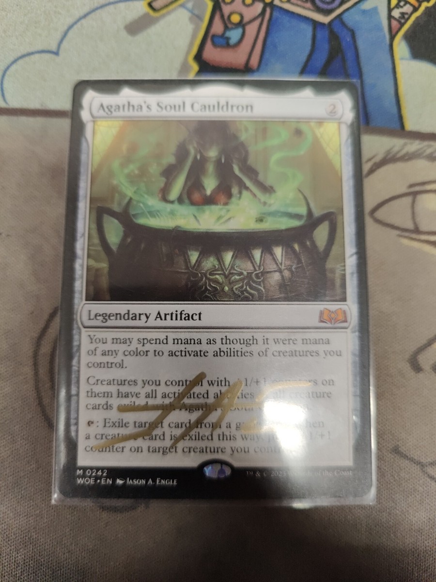 Agatha's Soul Cauldron 2枚セット 1x Signed Agatha's Soul Cauldron Magic The Gathering Myrhic