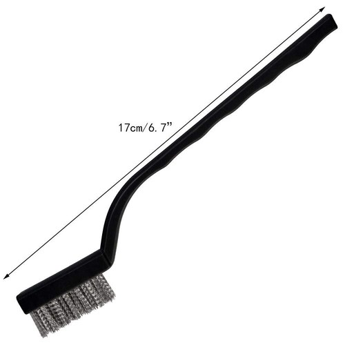 15 Pcs Mini Stainless Steel Wire Brush Set for Cleaning Welding Slag Rust, Wire - Picture 7 of 7