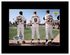 1993 Upper Deck Barry Bonds Will Clark Matt Williams Team Stars Checklist #471