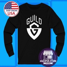 GUILD GUITARS Men's Black Size S-2XL
