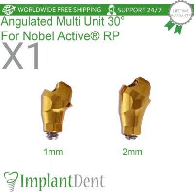 1x Dental Angulated Multi Unit 30° Prosthetic RP Conical Hex 2.65mm