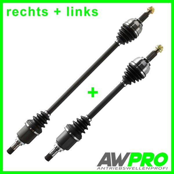 2X Antriebswelle FÜR Dacia Dokker Vorne Links UND Rechts Schaltgetriebe Neuteil-image