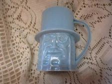 VINTAGE PLANTERS MR PEANUT CUP/ MUG - BLUE -  1950s