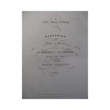 Lemoine Henry Bierbrauer Von Preston Piano 18...