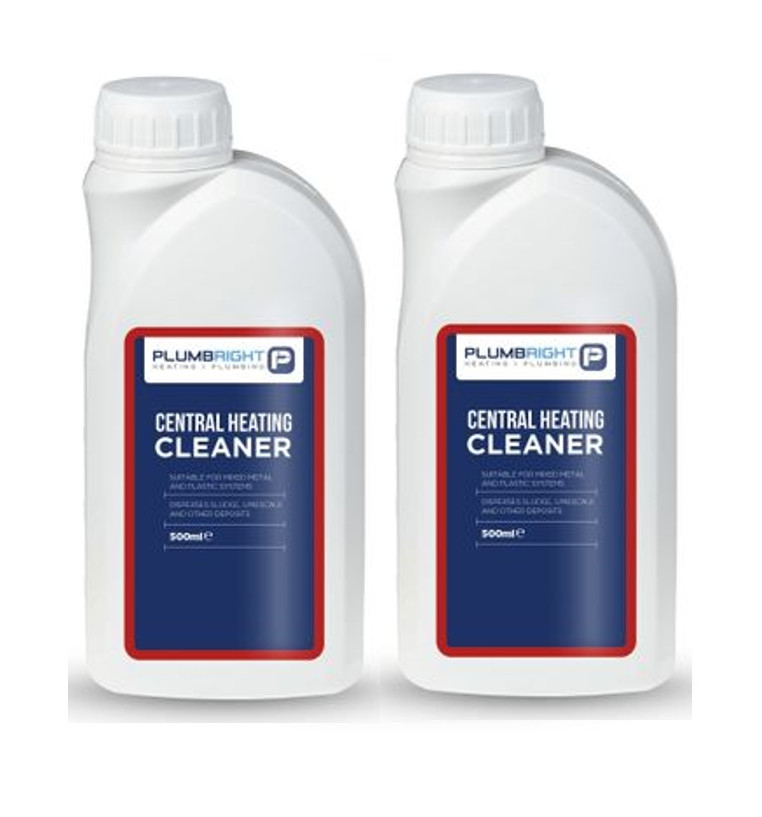 2 x PlumbRight Central Heating Cleaner 106561 (PACK OF 2) Same As F3 500ml