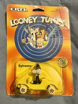 1989 ERTL Warner Bros WB Looney Tunes Sylvester Diecast Metal Roadster #2705 NIP