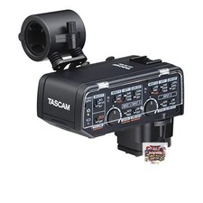 TASCAM CA-XLR2D-C Mirrorless Camera Compatible XLR Mike Adapter Canon Kit 2