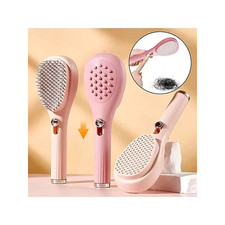 Retractable Hair Brush Scalp Massage Comb Anti-Static Self-Cleaning Detangle