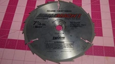 Vintage Craftsman Mach 1 Dyanite Carbide 7 1/4" x  18 Tooth Circular Saw Blade